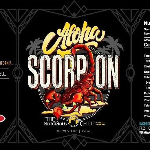 The Notorious Sauce - Utah Exclusive - Aloha Scorpion 5oz