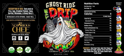 The Notorious Sauce - Utah Exclusive - Ghost Ride The Drip 5oz