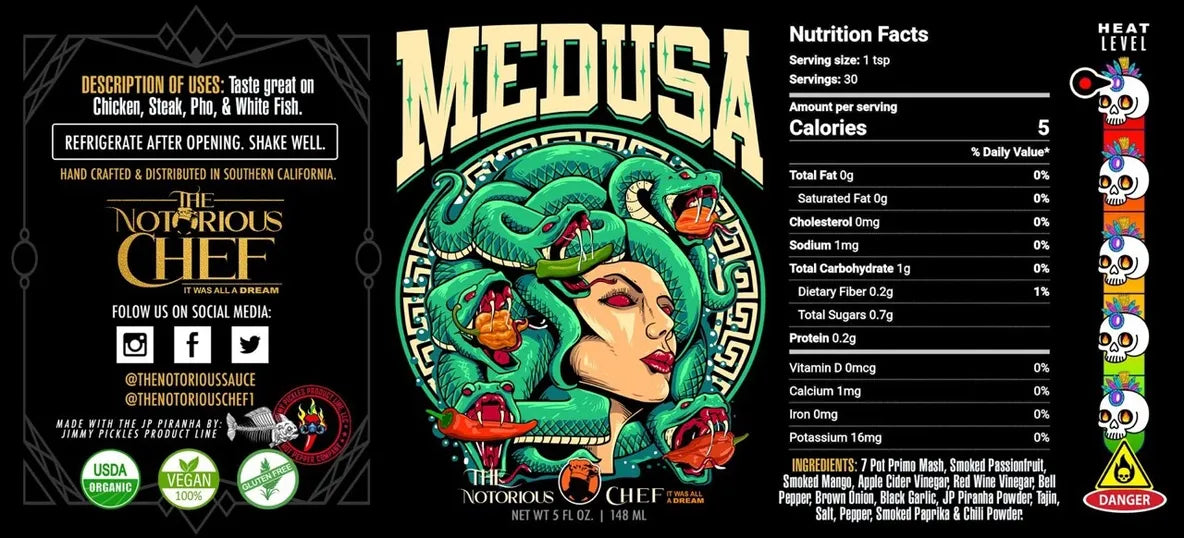 The Notorious Sauce - Utah Exclusive - Medusa - Utah Exclusive 5oz