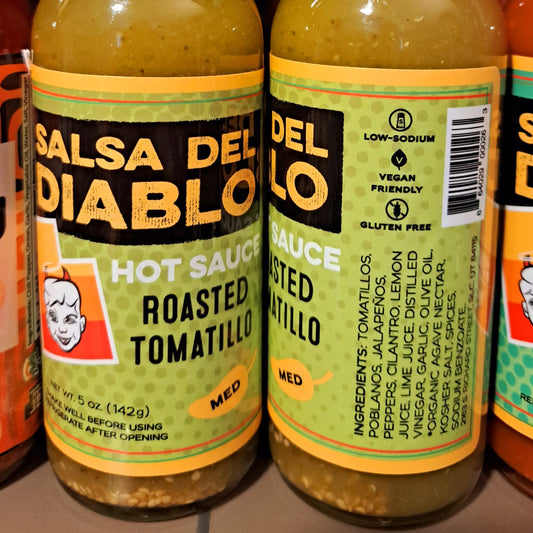 Salsa Del Diablo - Roasted Tomatillo - Utah 5oz