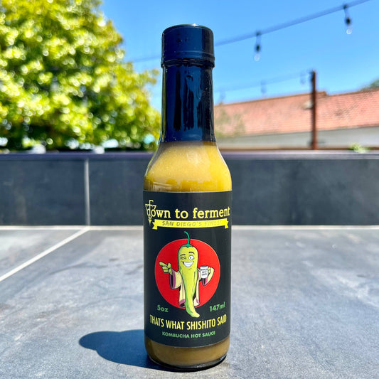 DTF - Down To Ferment - "That’s What Shishito Said" Sauce 5oz