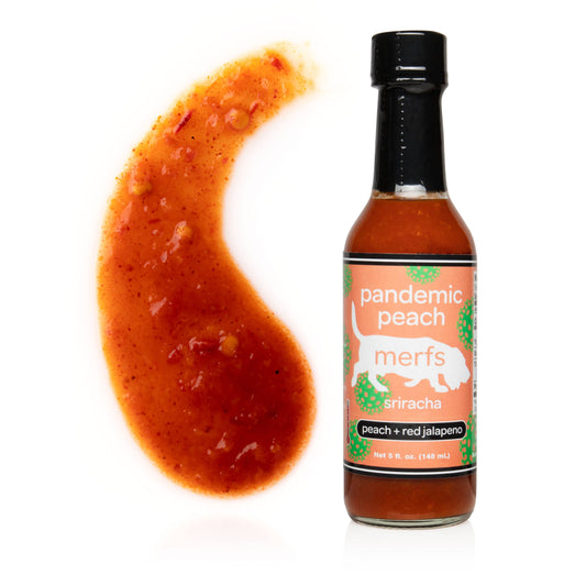 Merfs Condiments - Pandemic Peach Sriracha 5oz