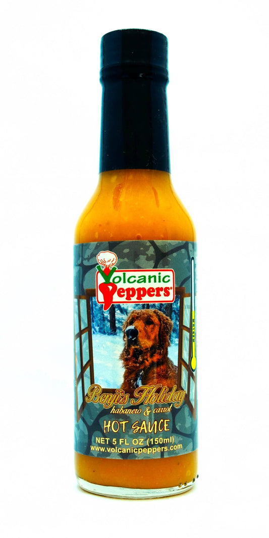 Volcanic Peppers - Benji's Holiday Hot Sauce 5oz