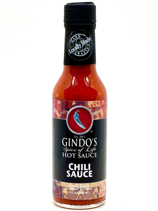 Gindo's Spice of Life - Chili Sauce Hot Sauce, Medium Heat 5oz