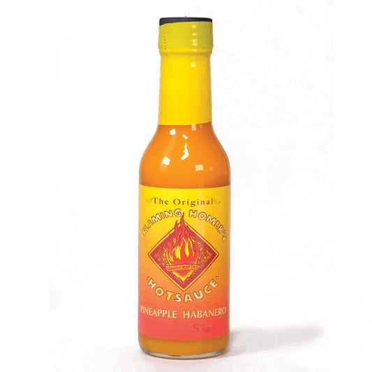 Flaming Homer's Hot Sauce - Pineapple Habanero - Utah 5oz