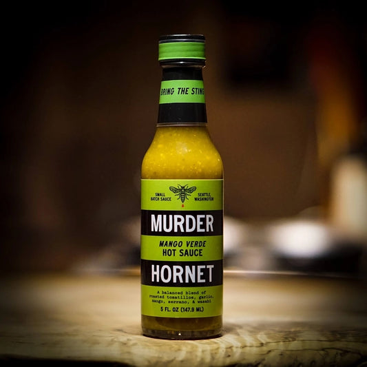 Murder Hornet Hot Sauce - Mango Verde Hot Sauce 5oz