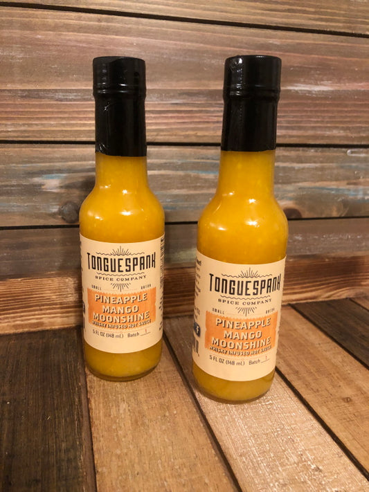 Tonguespank Spice Co - Pineapple Mango Moonshine Sauce - Utah 5oz