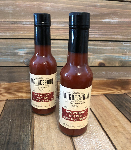 Tonguespank Spice Co - Rye Whisky Reaper Hot Sauce - Utah 5oz