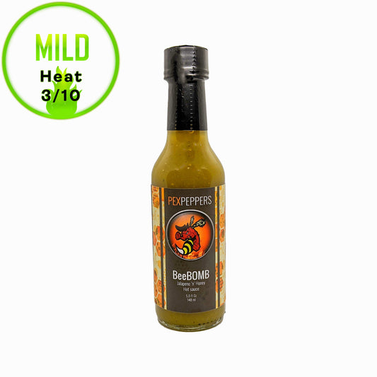 PexPeppers - BeeBOMB Green Jalapeno Sauce 5oz