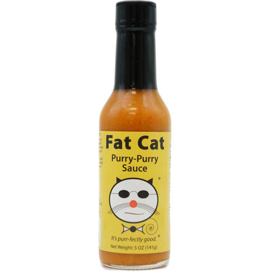 Fat Cat - Purry-Purry Sauce Peri-Peri Style Hot Sauce 5oz